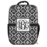 Monogrammed Damask 18" Hard Shell Backpack