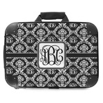 Monogrammed Damask Hard Shell Briefcase - 18"