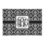 Monogrammed Damask 2' x 3' Indoor Area Rug