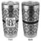 Monogrammed Damask 20oz SS Tumbler - Full Print - Approval