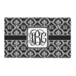 Monogrammed Damask 3' x 5' Indoor Area Rug