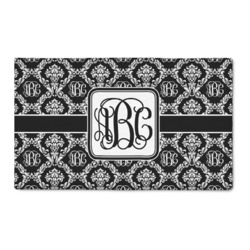 Monogrammed Damask 3' x 5' Patio Rug