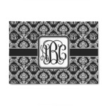 Monogrammed Damask 4' x 6' Indoor Area Rug