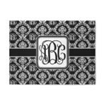 Monogrammed Damask 5' x 7' Patio Rug