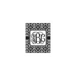 Monogrammed Damask Canvas Print - 8x10