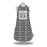 Monogrammed Damask Apron