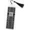 Monogrammed Damask Bookmark with tassel - Flat