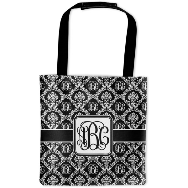 Custom Monogrammed Damask Auto Back Seat Organizer Bag (Personalized)