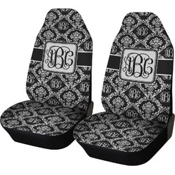 Monogrammed Damask Car Seat Covers (Set of Two) (Personalized)