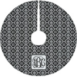 Monogrammed Damask Tree Skirt (Personalized)