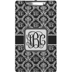 Monogrammed Damask Clipboard (Legal Size) (Personalized)