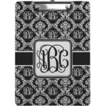 Monogrammed Damask Clipboard (Personalized)