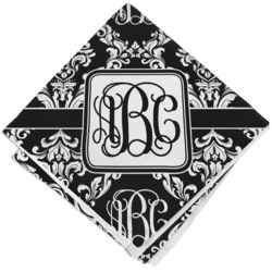 Monogrammed Damask Cloth Cocktail Napkin - Single