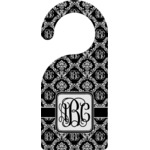 Monogrammed Damask Door Hanger (Personalized)