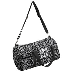 Monogrammed Damask Duffel Bag (Personalized)