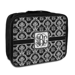 Monogrammed Damask Insulated Lunch Bag (Personalized)