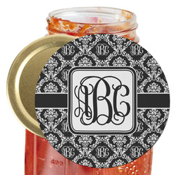 Monogrammed Damask Jar Opener