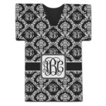 Monogrammed Damask Jersey Bottle Cooler