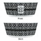 Monogrammed Damask Kids Bowls - APPROVAL