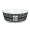 Monogrammed Damask Kids Bowls - Main