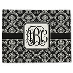 Monogrammed Damask Single-Sided Linen Placemat - Single