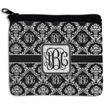 Monogrammed Damask Rectangular Coin Purse (Personalized)