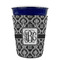 Monogrammed Damask Party Cup Sleeves - without bottom - FRONT (on cup)