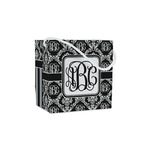 Monogrammed Damask Party Favor Gift Bags - Matte