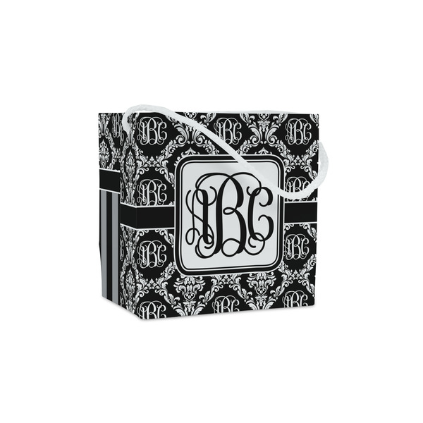 Custom Monogrammed Damask Party Favor Gift Bags - Matte