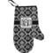 Monogrammed Damask Personalized Oven Mitts