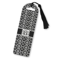 Monogrammed Damask Plastic Bookmark