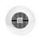 Monogrammed Damask Plastic Party Appetizer & Dessert Plates - Approval