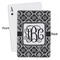 Monogrammed Damask Playing Cards - Approval