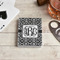 Monogrammed Damask Playing Cards - In Context