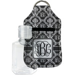 Monogrammed Damask Hand Sanitizer & Keychain Holder - Small