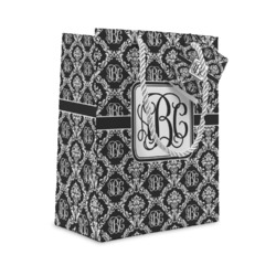 Monogrammed Damask Gift Bag