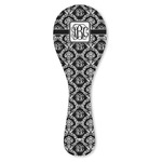 Monogrammed Damask Ceramic Spoon Rest