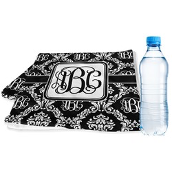 Monogrammed Damask Sports & Fitness Towel (Personalized)