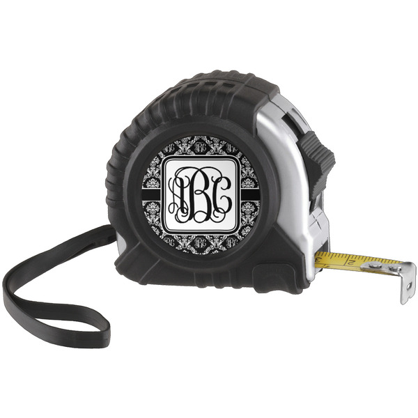 Custom Monogrammed Damask Tape Measure