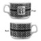 Monogrammed Damask Tea Cup - Single Apvl