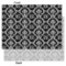 Monogrammed Damask Tissue Paper - Heavyweight - Large - Front & Back