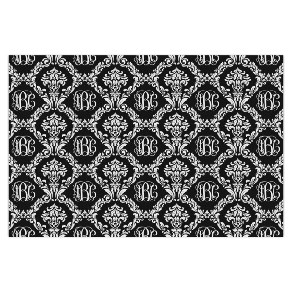Custom Monogrammed Damask X-Large Tissue Papers Sheets - Heavyweight