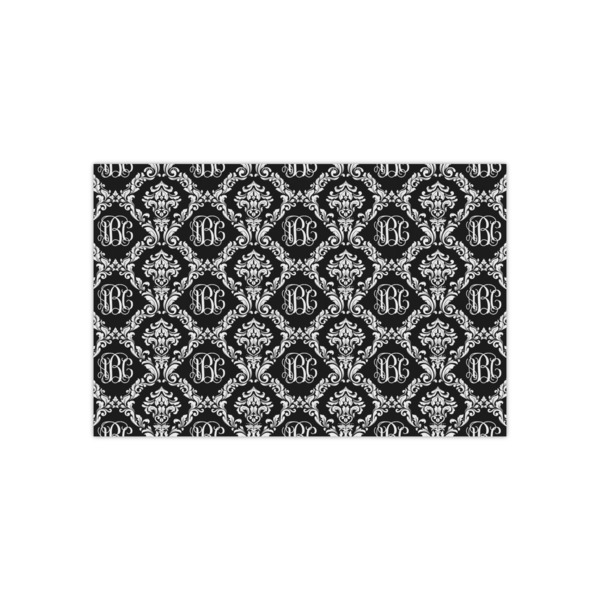 Custom Monogrammed Damask Small Tissue Papers Sheets - Lightweight