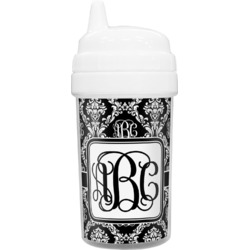 Monogrammed Damask Toddler Sippy Cup (Personalized)