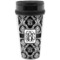 Monogrammed Damask Travel Mug (Personalized)