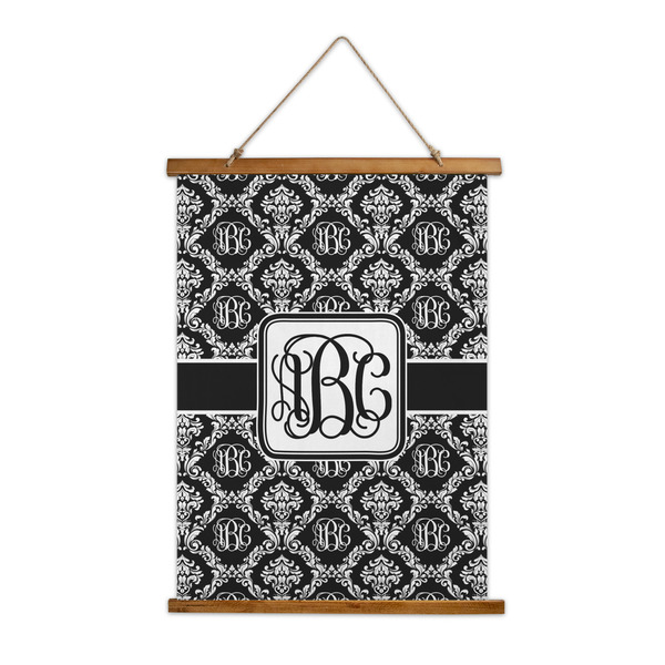 Custom Monogrammed Damask Wall Hanging Tapestry