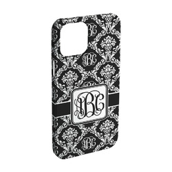 Monogrammed Damask iPhone Case - Plastic - iPhone 15