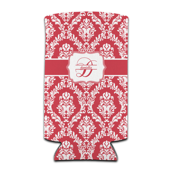 Custom Damask Can Cooler (tall 12 oz) (Personalized)