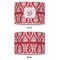 Damask 16" Drum Lampshade - APPROVAL (Poly Film)