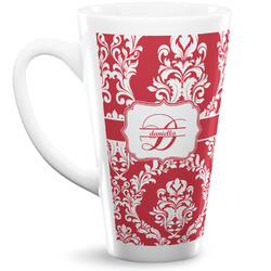 Damask 16 Oz Latte Mug (Personalized)